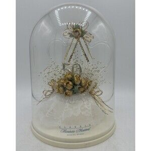 Vintage Cake Topper 50th Anniversary Wedding And Display Case Treasure Masters